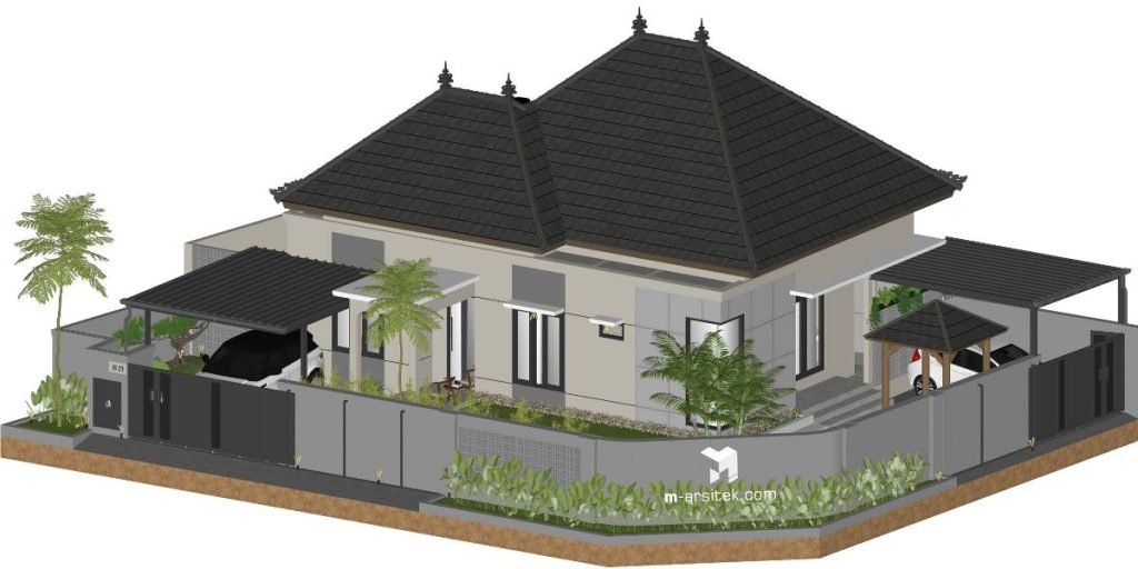JASA ARSITEK JOGJA - Jasa Desain Bangun Renovasi Rumah - Arkamaya Arsitek Kontraktor Yogyakarta - Rumah Bertingkat - Bp Ichwan 1 BANTUL