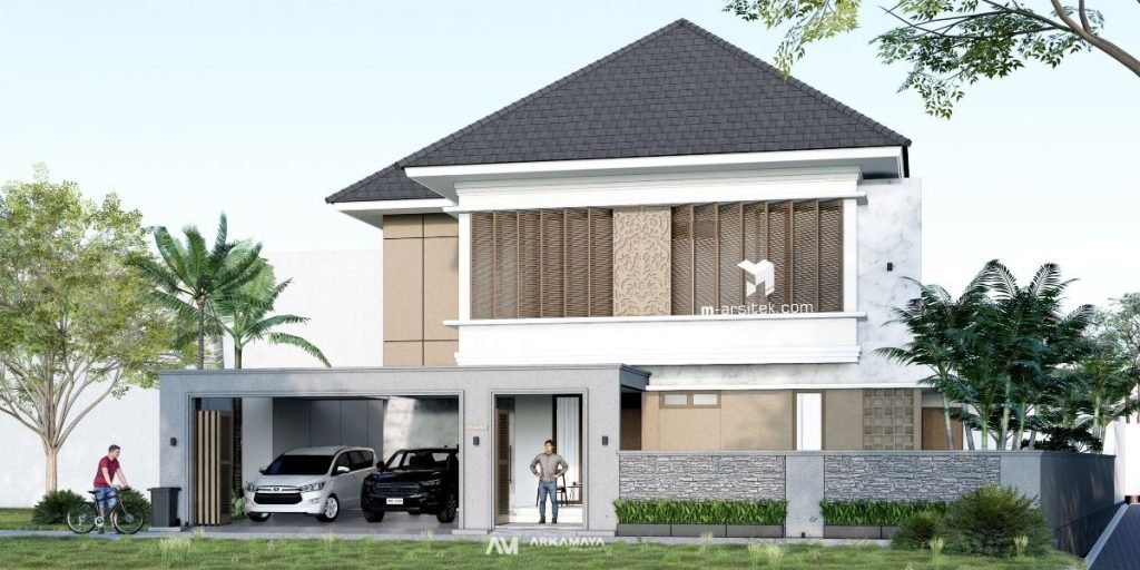 JASA ARSITEK JOGJA - Jasa Desain Bangun Renovasi Rumah - Arkamaya Arsitek Kontraktor Yogyakarta - Rumah Bertingkat - Bp Johan SLEMAN