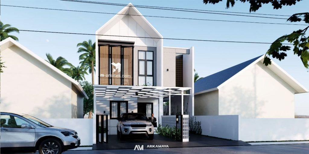 JASA ARSITEK JOGJA - Jasa Desain Bangun Renovasi Rumah - Arkamaya Arsitek Kontraktor Yogyakarta - Rumah Bertingkat - Bp Reza SLEMAN
