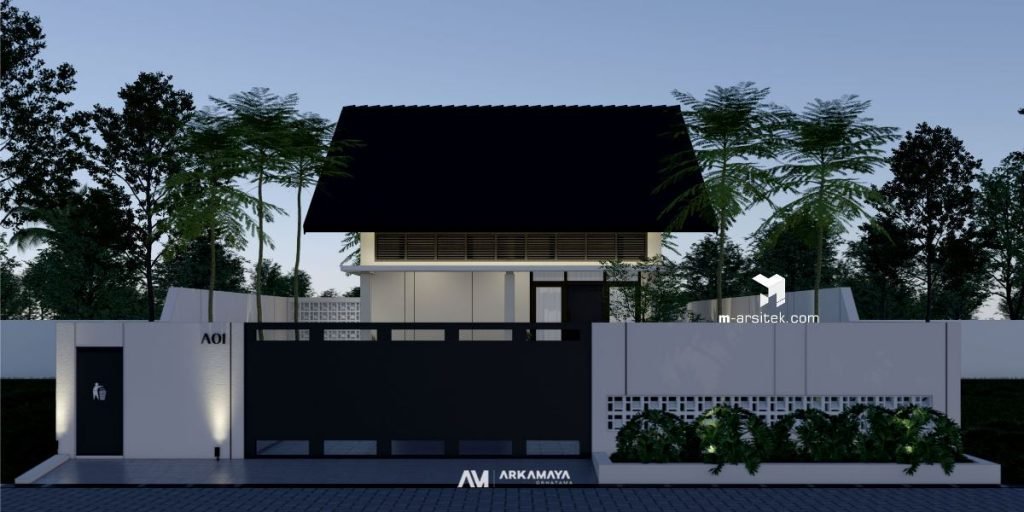 JASA ARSITEK JOGJA - Jasa Desain Bangun Renovasi Rumah - Arkamaya Arsitek Kontraktor Yogyakarta - Rumah Bertingkat - Ibu Lili SLEMAN