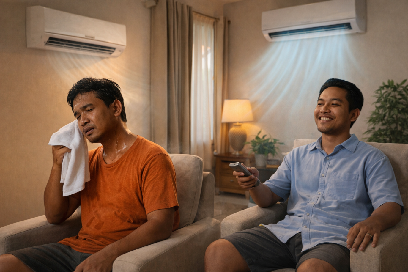 Benarkah Bahwa Posisi AC Tidak Berpengaruh pada Kenyamanan Ruangan?